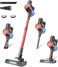 Cordless Vacuum Cleaner with Self-Standing, Powerful Stick Vacuum Cleaners for Home, 8-in-1 Lightweight Rechargeable Vacuum, 7-Layer Filtration,Ideal for Carpet, Pet Hair, Hardwood Floors