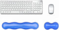 Update Gel Keyboard Wrist Rest & Mouse Wrist Rest Set – Silicone Wrist Support Pad for Pain Relief, Effortless Typing, Gaming, Computer, Laptop, Office – Anti-Slip Base, Easy to Clean