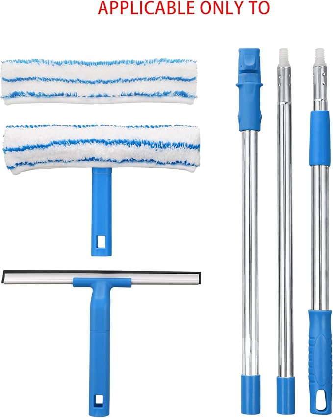 Long Telescopic Pole for Window Cleaning Kit
