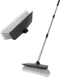 52" Dip Car Wash Brush with Long Handle for Washing Cleaning House Siding, Solar Panel, Auto Cars, SUV, Trucks, RV, Floors and More