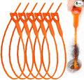 Drain Snake Clog Remover - 6Pack 20 Inch Flexible Hair Removal Tool for Sink Shower Tub Toilet, Cleaner with Grip Handle Easy Use Kitchen and Bathroom Opener- AsonTao