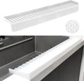 Silicone Sink Edge Protectors - Multifunction Accessories, Splash Guard & Draining Mat for Kitchen, Bathroom Sink, Steel, Granite, Quartz Countertops (Transparent, 4 * 30in)