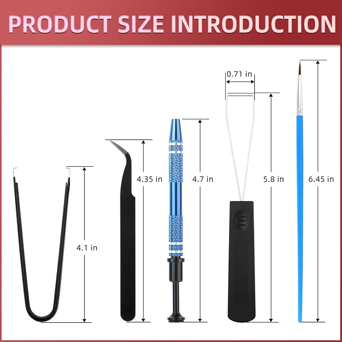RUNJRX Keyboard Lube Kit JRX 205G0 0.53oz/15g for Mechanical Keyboard Switch Lube, Keyboard Removal Tool with Keycap Puller,Switch Puller,Tweezers(6 Pcs)