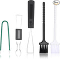 5 Pcs Keyboard Cleaner Tool Keyboard Puller Keycap Remover Tool Set 4-Jaw Gripper Switch Puller Set Stainless Steel Keycap Pullers Kit for Mechanical Keyboards