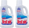 Natural Chemistry First Aid Swimming Pool Enzyme, 2 Liter, 2 Pack | Clear Cloudy Pools Fast, Frees Clogged Filters, Compatible with All Sanitizing Systems