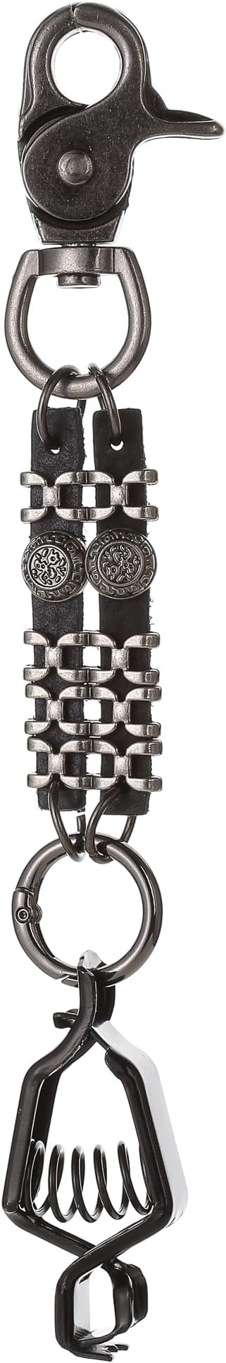 Heavy Duty Glove & Hat Clip with Carabiner, All-Metal Spring Clamp Work Glove Holder for Tool Belt, Harness, Backpack