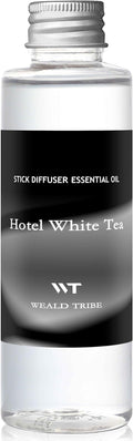 Stick Diffuser Set, Diffuser Oil Refill, Stick Diffuser | Hotel White Tea Scent 4 fl oz(120ml) Home Fragrance Defusers | Scented Essential Oil Diffuser Sets with 6 Sticks