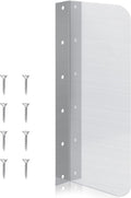 Amylove 15 x 6 Inch Stainless Steel Splash Guard Stainless Steel Wall Mount Guard with Screws Screws for Bathroom Sink Side Sink Splash Prep Sinks Protector for Commercial Kitchen Restaurant