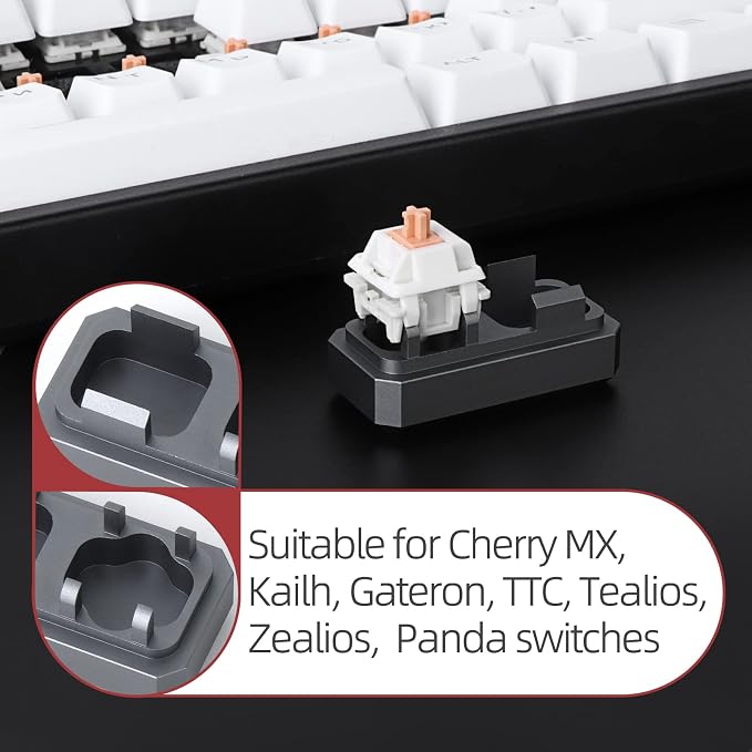 RUNJRX Keyboard Switch Lube Kit JRX 205G0 0.53oz/15g, Switch Opener for MX Cherry Panda Kailh Switch,Lube Brush for Mechanical Keyboard Switch