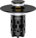 Bathroom Sink Drain Strainer,All Metal Pop-Up Sink Stopper with Removable Stainless Steel Filter Basket, Universal Bathroom Hair Catcher Fit for 1.1-2.36'' Drain (Black, 1 Pack)