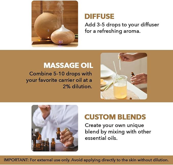 Majestic Pure Frankincense Essential Oil for Diffuser - 4 Fl Oz | 100% Natural Essentials Oils Ideal for Humidifier, Air Freshening, Cleaning Home, Bath, Steam Inhalation and Massage