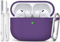 for AirPods Pro 3 Case 2025,Come with Cleaner Kit,Dark Purple | Silicone Protective Cover for Airpod Pro 3rd Generation Case with Keychain,for Women Men,One-Piece Design,Shockproof