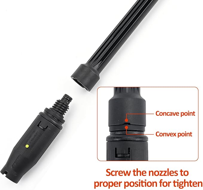Bear Force High Pressure Water Spray Gun Wand Nozzle, Replacement Pressure Washer Gun Compatible with Portland Pulsar Husky Powerwasher TaskForce TaskMaster ShopForce Electric Pressure Washers