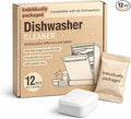 Dishwasher Cleaner Tablets | Eliminates Limescale, Grease & Odors | Septic Safe, Fragrance-Free, Plastic-Free | Deep Clean & Maintain All Dishwashers