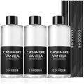 COCODOR Reed Diffuser Oil Refill/Cashmere Vanilla /6.7oz(200ml) / 3 Pack/Aromatherapy, Home Fragrance, Scented Oils, Oils for Reed Diffuser, Bathroom Home Décor