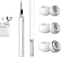 3 Pairs Replacement Ear Tips for AirPods Pro 2nd & 1st(S/M/L, White) | with Noise Reduction Hole, Silicone Ear Tips with Cleaning Pen & Portable Storage Box, Fit in the Charging Case