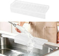 Sink Edge Protector with Suction Cup, 14" x 4", Silicone Sink Splash Guard for Kitchen & Bathroom, Protect Countertop from Scratches, Stains, for Stainless Steel Granite Quartz