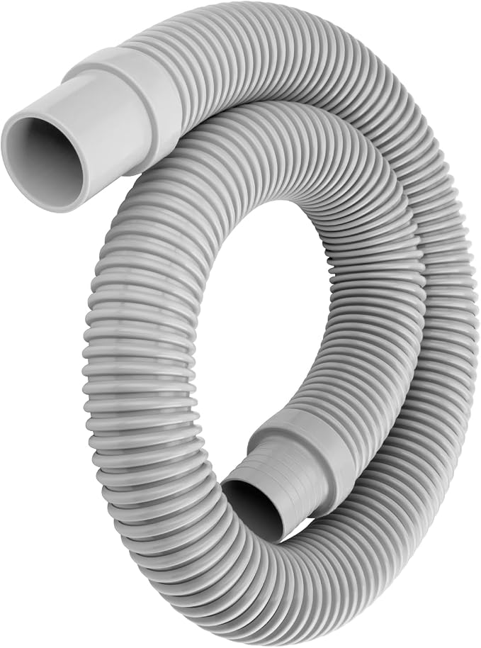 V532LG Pool Vacuum Leader Hose Replacement for Hayward Pool Cleaner, Pool Vac Ultra, Pool Plus, Navigator, Aqua Bug, Diver Dave,46 Inch Heavy Duty Pool Cleaner Replacement Hose, Gray