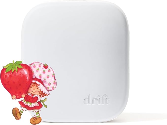 Drift Home Scent Diffuser Starter Kit - Plug in Adjustable Electric Aroma Diffuser for Home, Bedroom & Bathroom – Long Lasting Clean Fragrance, Non-Toxic, Pet Safe Freshener - Strawberry Shortcake