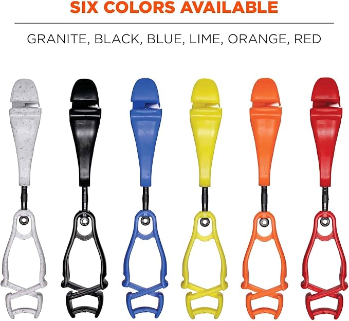 Ergodyne Squids 3420 Swiveling Glove Clip Holder with Dual Clips