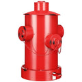 Hoolerry Fire Hydrant Trash Can Retro Creative Garbage Can with Inner Bucket Large Capacity Wrought Iron Pedal Trash Can Indoor Outdoor Waste Bins for Park Garden Kitchen Garbage (Red, Large)