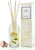 Reed Diffuser Set, Spring Blooms - Bathroom Shelf Décor | Real Flowers in the Bottle Bulgarian Rose, Egyptian Jasmine, Blue Orchid, Lily of the Valley, Amber
