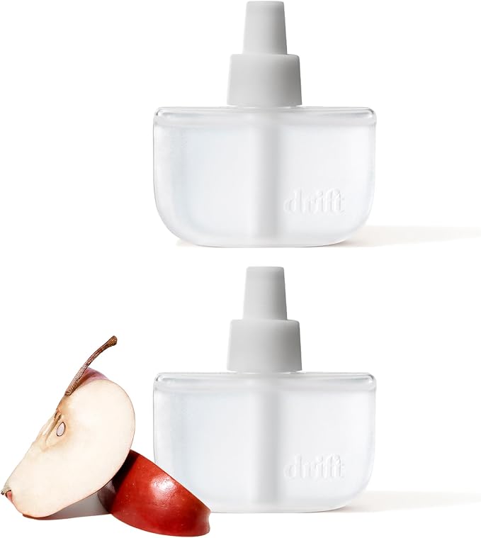 Drift Home Scent Diffuser Refills – Long-Lasting Aromatherapy Diffuser Refill – Clean Fragrance for Home – Pet-Safe – Odor Eliminator for Room, Office & Bathroom – Apple Picking