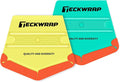 TECKWRAP Felt Squeegee for Vinyl Wrap Window Tint, V-Shape, Soft/Med | Pro Car Wrap Tool Kit with 2 Hardness Levels Scratch-Free Tool for PPF, Decal, Inkjet Sticker Paper & Wallpaper DIY Projects
