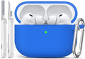 for AirPods Pro 3 Case 2025,Come with Cleaner Kit,Blue | Silicone Protective Cover for Airpod Pro 3rd Generation Case with Keychain,for Women Men,One-Piece Design,Shockproof