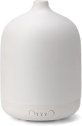 250ml Ceramic Essential Oil Diffusers for Home, Aroma Defusers | Decorative Bedroom Aromatherapy Scent Air Diffuser Ultrasonic 250ml with Timed-White
