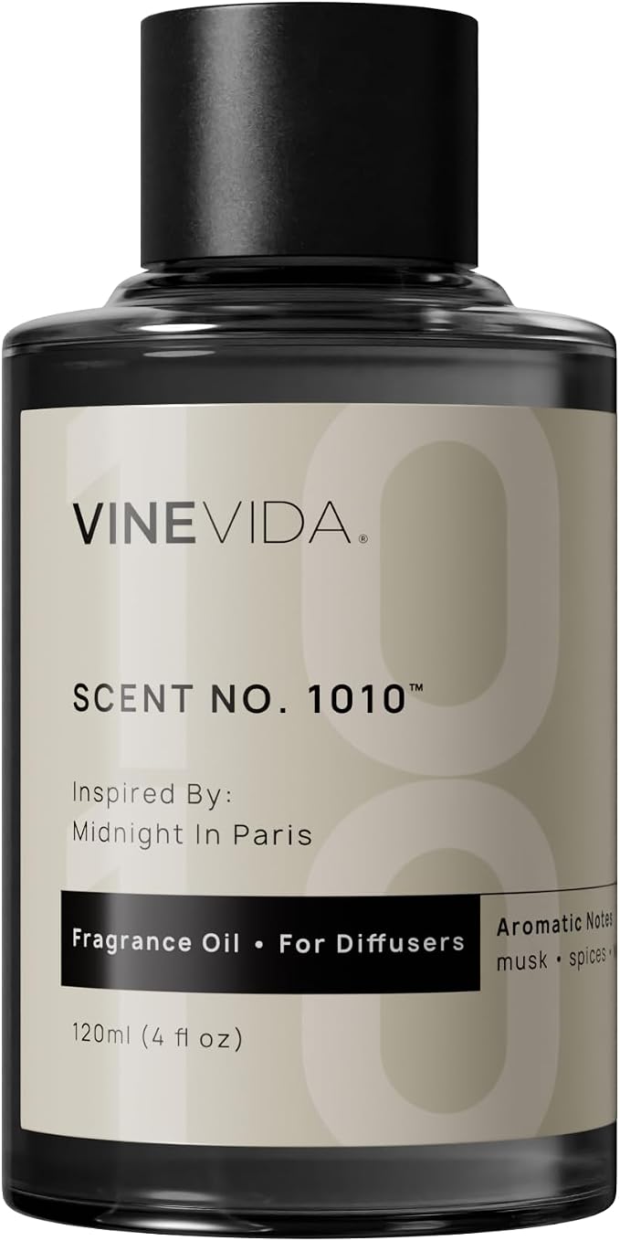VINEVIDA (4oz) Hotel Fragrance Diffuser Oil - Hotel Scents Diffusers for Home - Cold Air Diffuser Oil - Hotel Scent Essential Oil - Scent No.1010 Inspired by Hotel Costes