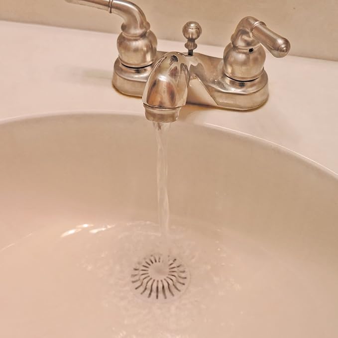 Danco Hair Catcher with Suction Cup, fits Pop-Up Bathroom Sink Drains, White, 2 Pack, (10769)