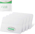 FOSHIO 4 Pack Professional Car Vinyl Applicator Tools 4 Inch Economical Squeegee for Window Tinting, Vinyl Decals, Sign Making, Vinyl Film Installing - White PP Plastic Scraper