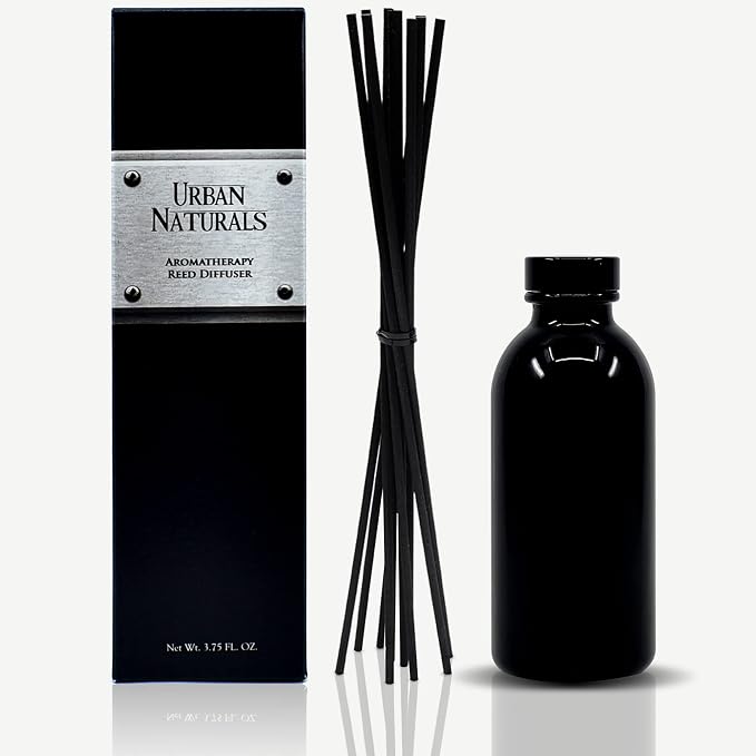 Reed Diffuser Set, Rouge 54 - Bathroom Shelf Décor | Saffron, Jasmine, Amber and Woods, Aromatic Home Fragrance, Made in the USA