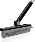 SetSail Grout Cleaner Brush with Long Handle, V-Shaped Floor Brush, Black | Swivel Grout Brush Stiff Bristle Floor Grout Scrubber for Bathroom, Tile Line, Crevice, Kitchen, Wall, Deck, Garage