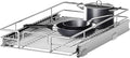 Pull Out Cabinet Organizer 13½" W x 21½" D, Heavy Duty Cabinet Pull Out Shelves, Slide Out Drawers Organization for Kitchen Cabinets Bathroom