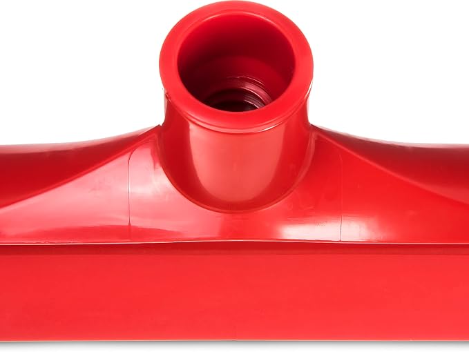 SPARTA 3656705 Plastic Floor Squeegee, Shower Squeegee, Heavy Duty Squeegee With Rubber Blade For Windows, Glass, Shower Doors, Floors, Windshields, 20 Inches, Red