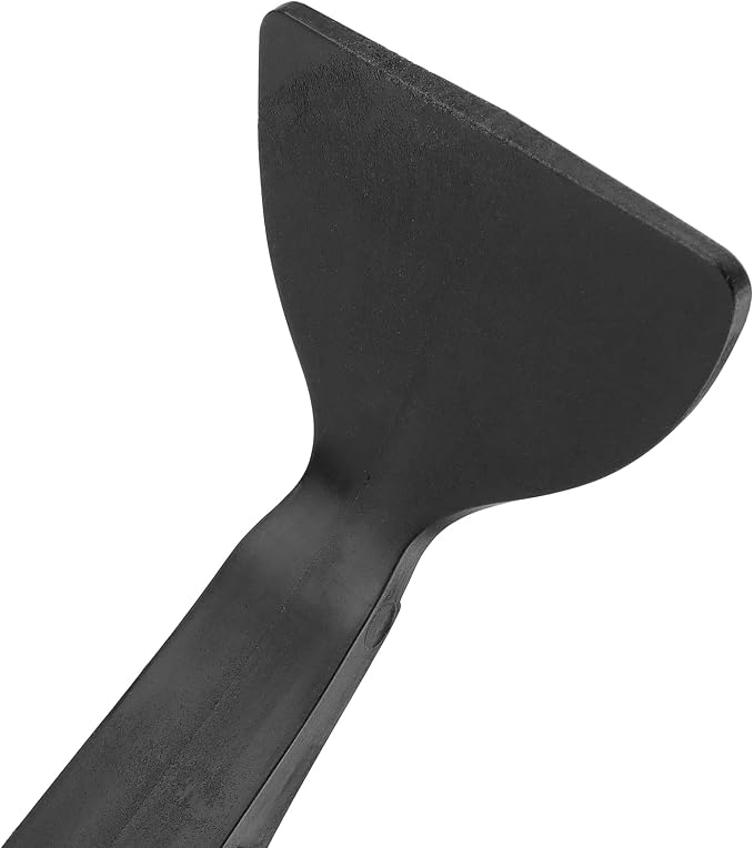 HOZEON 2 Pack Gutter Tool, Gutter Cleaning Spoon and Scoop with Unique Shaped Hook, Threaded Design Roof Gutter Cleaning Tool Cleaning Shovel for Ditch, Skylights, Garden, Sewer, Black