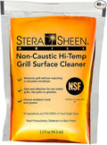 Stera-Sheen Griddle Cleaner - Food Safe, Non-Caustic Formula - Commercial Flat Top Grill & Griddle Cleaner - Remove Tough Grease & Grime - Rust Remover for Outdoor Grill - 40 Quick Packets, 3.2oz Each
