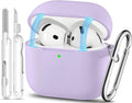 for AirPods 4 Case with Magnetic Cover, TNSNK Silicone AirPod 4 Case Cover Compatible with Apple Airpods 4th Gen 2024, Shockproof Protective Cases for Women Girly with Cleaner Kit and Keychain