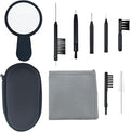 10 PCS Hearing Aid Cleaning Kits Hearing Amplifier Brush Tools Earbuds Headphones Cleaner Brush Kits with Case Set B