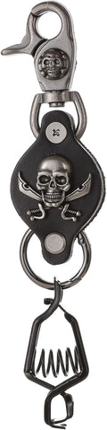 Heavy Duty Glove & Hat Clip with Carabiner, All-Metal Spring Clamp Work Glove Holder for Tool Belt, Harness, Backpack