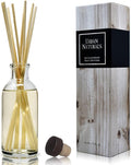 Reed Diffuser Set, Vanilla Bean - Bathroom Shelf Décor | Scented Oil, Vanilla Cream, Amber & Sweet Tonka Bean, Made in the USA