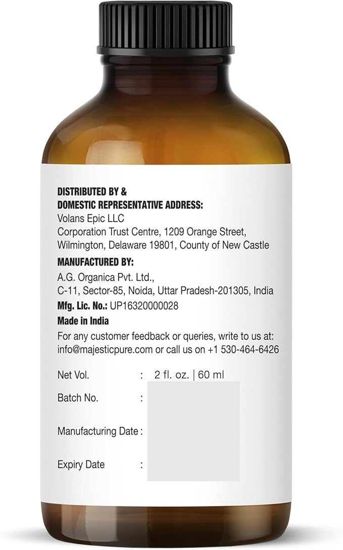 Majestic Pure Lavender Essential Oil for Diffuser - 2 Fl Oz | 100% Natural Tea Tree Oil for diffuser blends, candle making, wax melts, soap making, massage, Air Freshening