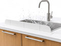 30 inch(75cm) Premium Kitchen Sink Silicone Water Splash Guard Size Upgrade 30" and new Package - NO Suction Cups, Ultra Wide 30" - Made in Korea (Ultra Wide Eco White)
