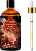 Champagne Grapes Roses Fragrance Oil for Diffuser Aromatherapy 3.38FL.OZ | Long Lasting Scented Oils For Humidifier, Air Freshener, DIY Soap Candle, Scent Project Making, Aroma Oil for Home Freshening