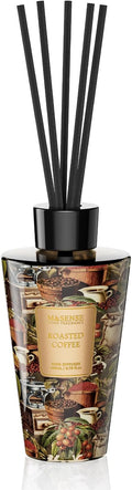 M&SENSE Reed Diffuser Set, Roasted Coffee, 8.79 oz Natural Essential Oil | Non-Toxic Organic, Long-Lasting Fragrance, Ideal for Living Room, Study, Gifts for Women