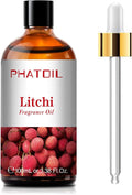PHATOIL Litchi Fragrance Oil for Diffuser Aromatherapy 3.38FL.OZ | Long Lasting Scented Oils For Humidifier, Air Freshener, DIY Soap Candle, Scent Project Making, Aroma Oil for Home Freshening