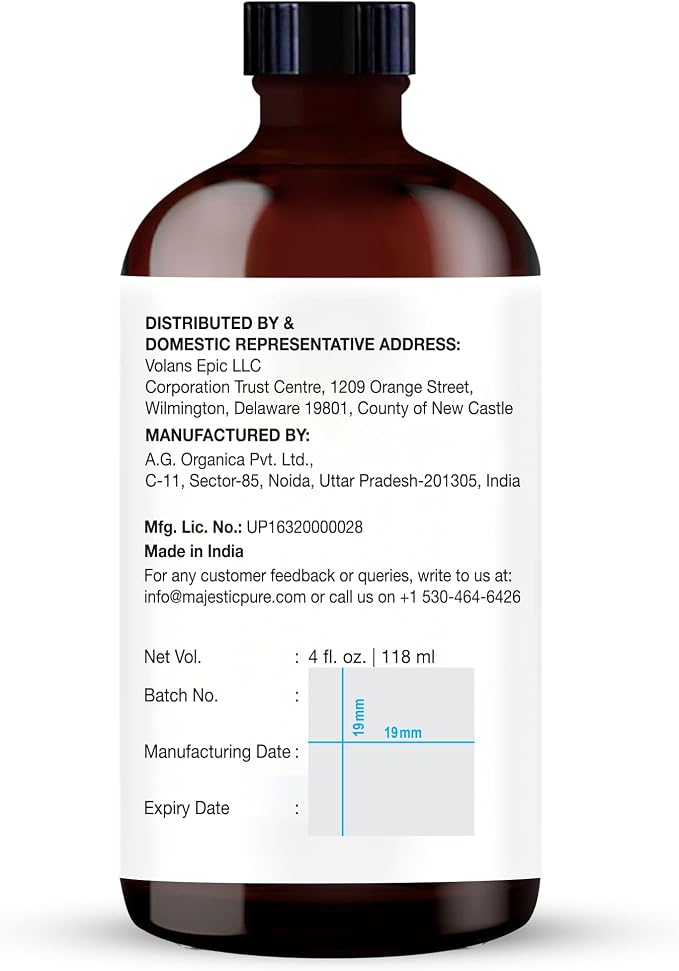 Majestic Pure Chamomile Essential Oil for Diffuser - 4 Fl Oz | 100% Natural Essentials Oils Ideal for Humidifier, Air Freshening, Cleaning Home, Bath, Steam Inhalation and Massage