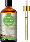 PHATOIL White Tea Fragrance Oil for Diffuser Aromatherapy 3.38FL.OZ | Long Lasting Scented Oils For Humidifier, Air Freshener, DIY Soap Candle, Scent Project Making, Aroma Oil for Home Freshening